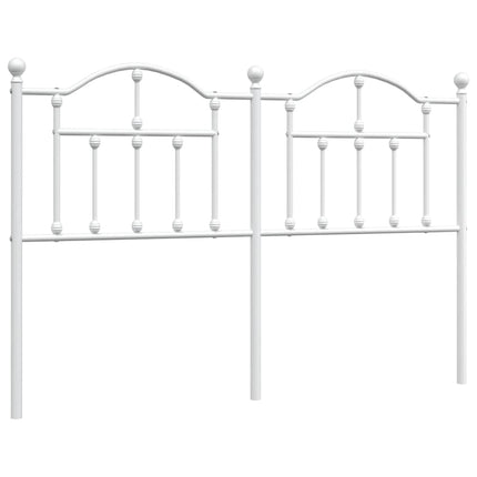 udskiftningsgavl 150 cm metal hvid