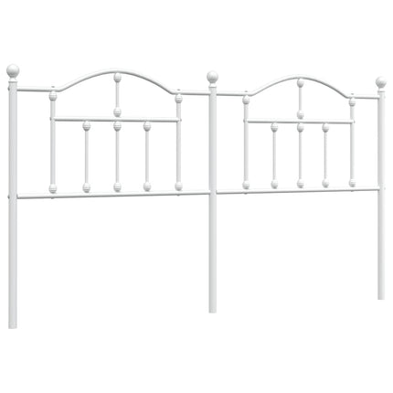 udskiftningsgavl 180 cm metal hvid
