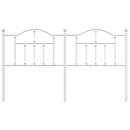 udskiftningsgavl 180 cm metal hvid