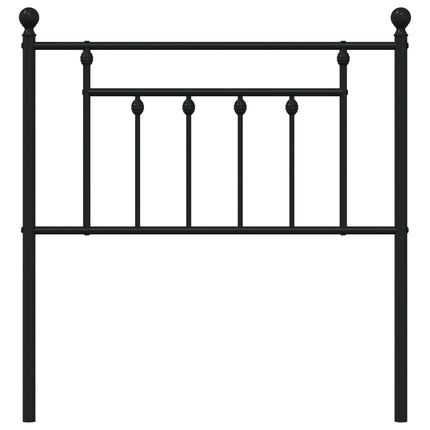 udskiftningsgavl 80 cm metal sort
