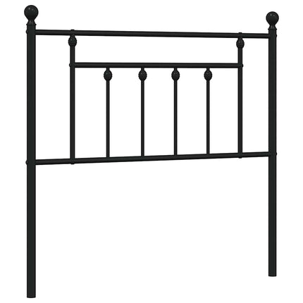 udskiftningsgavl 90 cm metal sort