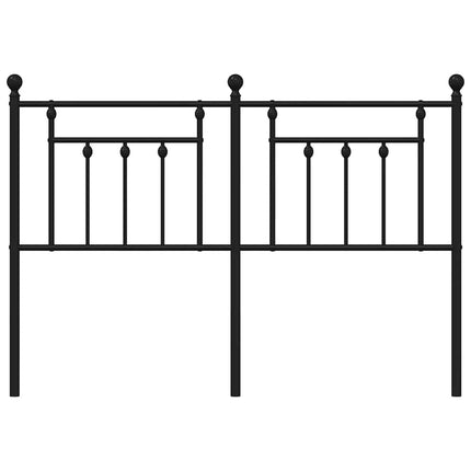 udskiftningsgavl 140 cm metal sort