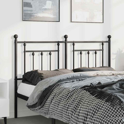 udskiftningsgavl 150 cm metal sort