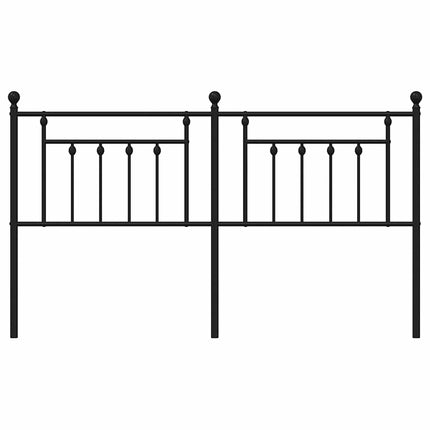 udskiftningsgavl 160 cm metal sort