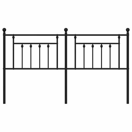 udskiftningsgavl 180 cm metal sort