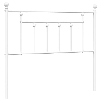udskiftningsgavl 100 cm metal hvid