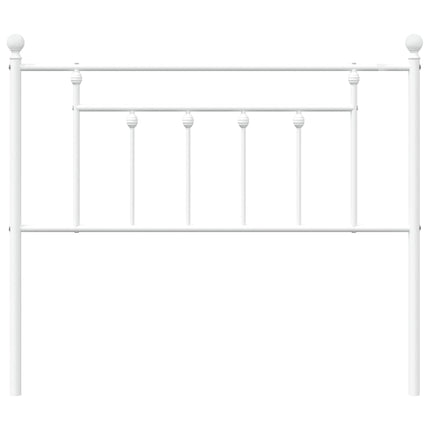 udskiftningsgavl 107 cm metal hvid