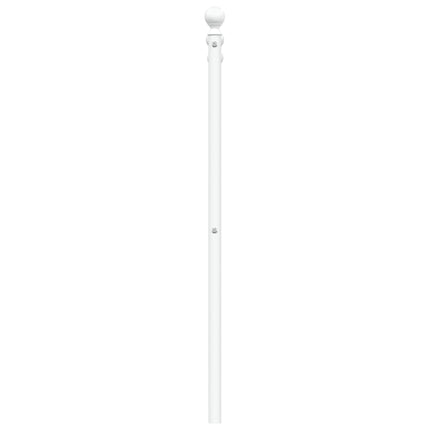 udskiftningsgavl 160 cm metal hvid