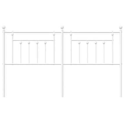 udskiftningsgavl 180 cm metal hvid