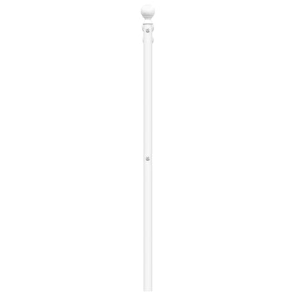 udskiftningsgavl 180 cm metal hvid