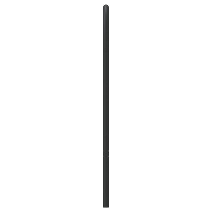 udskiftningsgavl 90 cm metal sort