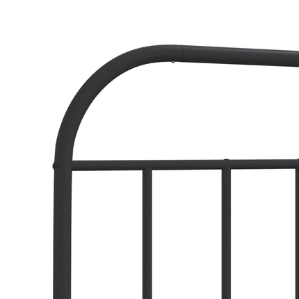 udskiftningsgavl 90 cm metal sort