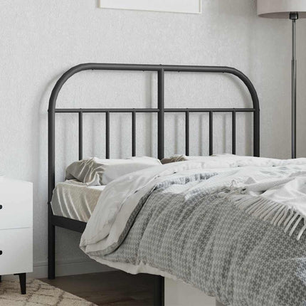 udskiftningsgavl 120 cm metal sort