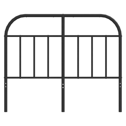 udskiftningsgavl 120 cm metal sort