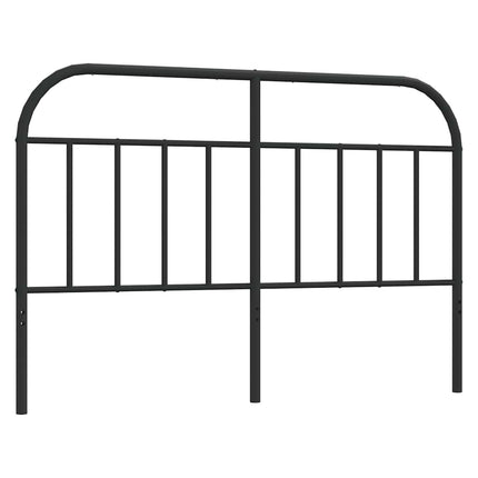 udskiftningsgavl 140 cm metal sort