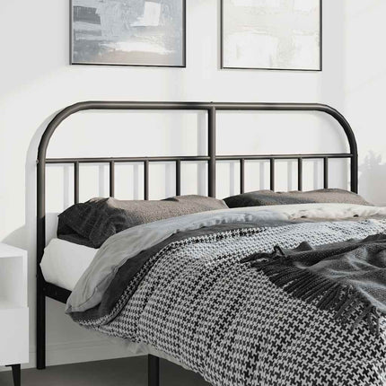 udskiftningsgavl 150 cm metal sort