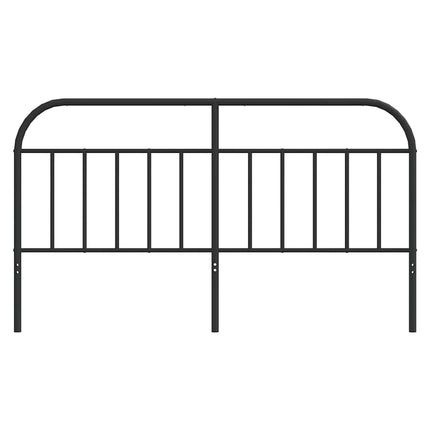 udskiftningsgavl 160 cm metal sort