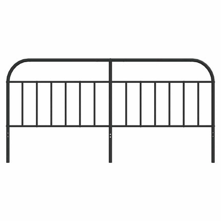 udskiftningsgavl 193 cm metal sort