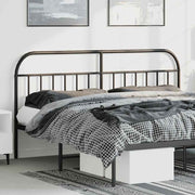 udskiftningsgavl 193 cm metal sort