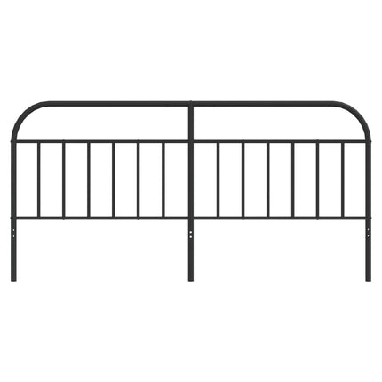 udskiftningsgavl 200 cm metal sort