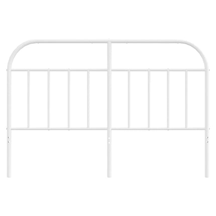 udskiftningsgavl 135 cm metal hvid