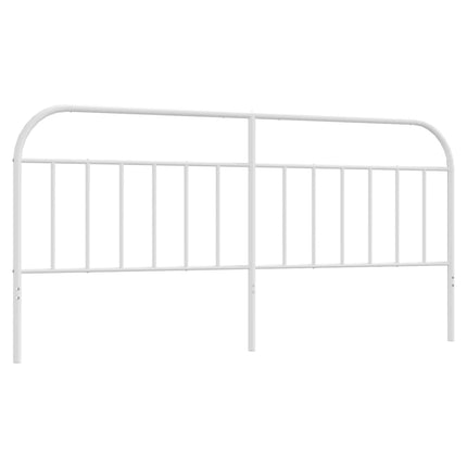 udskiftningsgavl 200 cm metal hvid