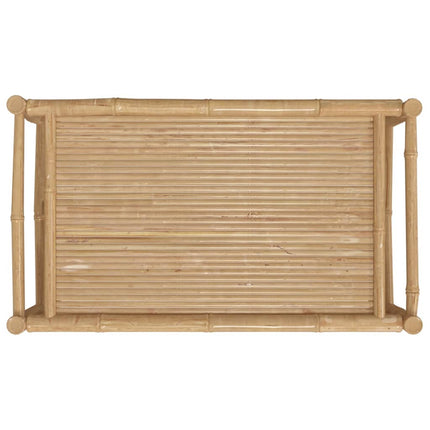 havebord 100x55x33 cm bambus