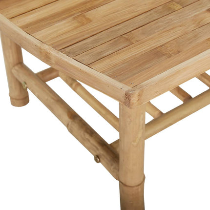 havebord 90x55x37 cm bambus
