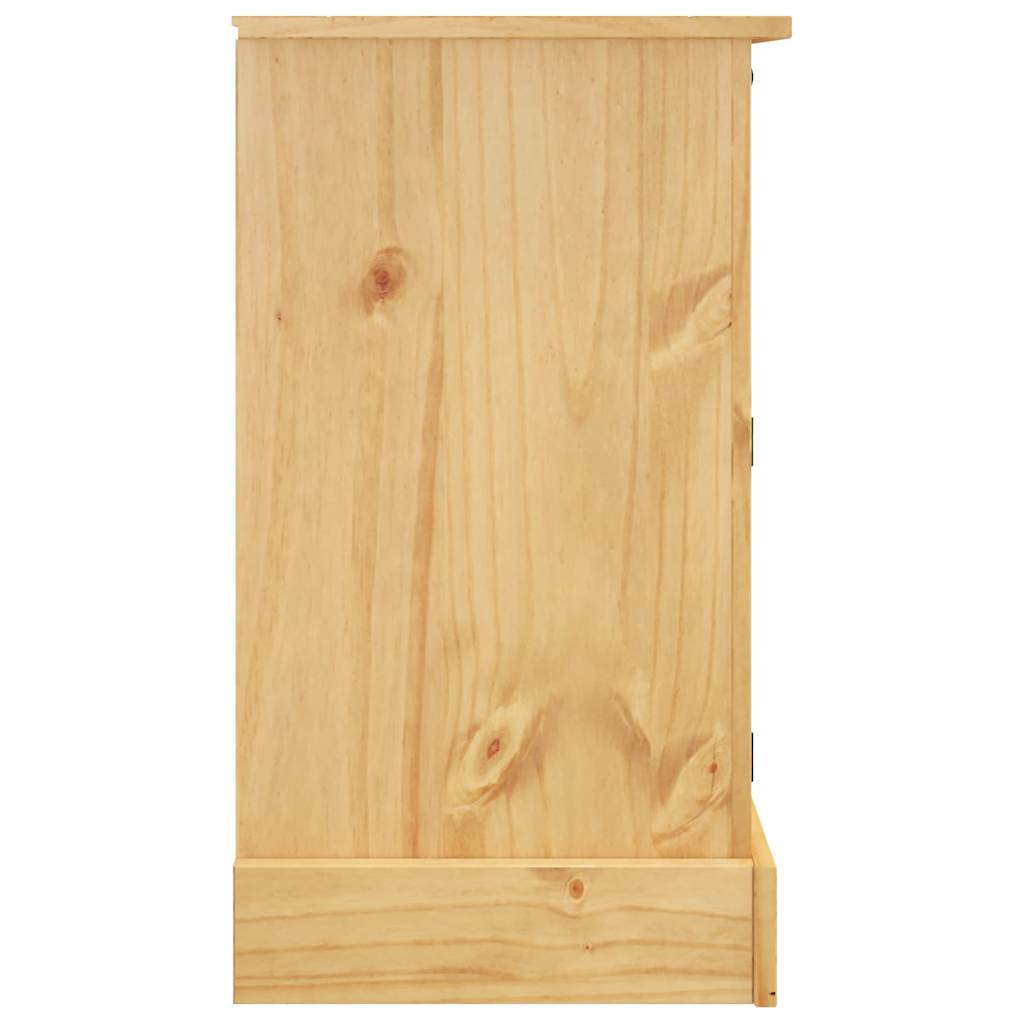 skænk "Corona" brun 112x44x78 cm massivt træ mexicansk fyr