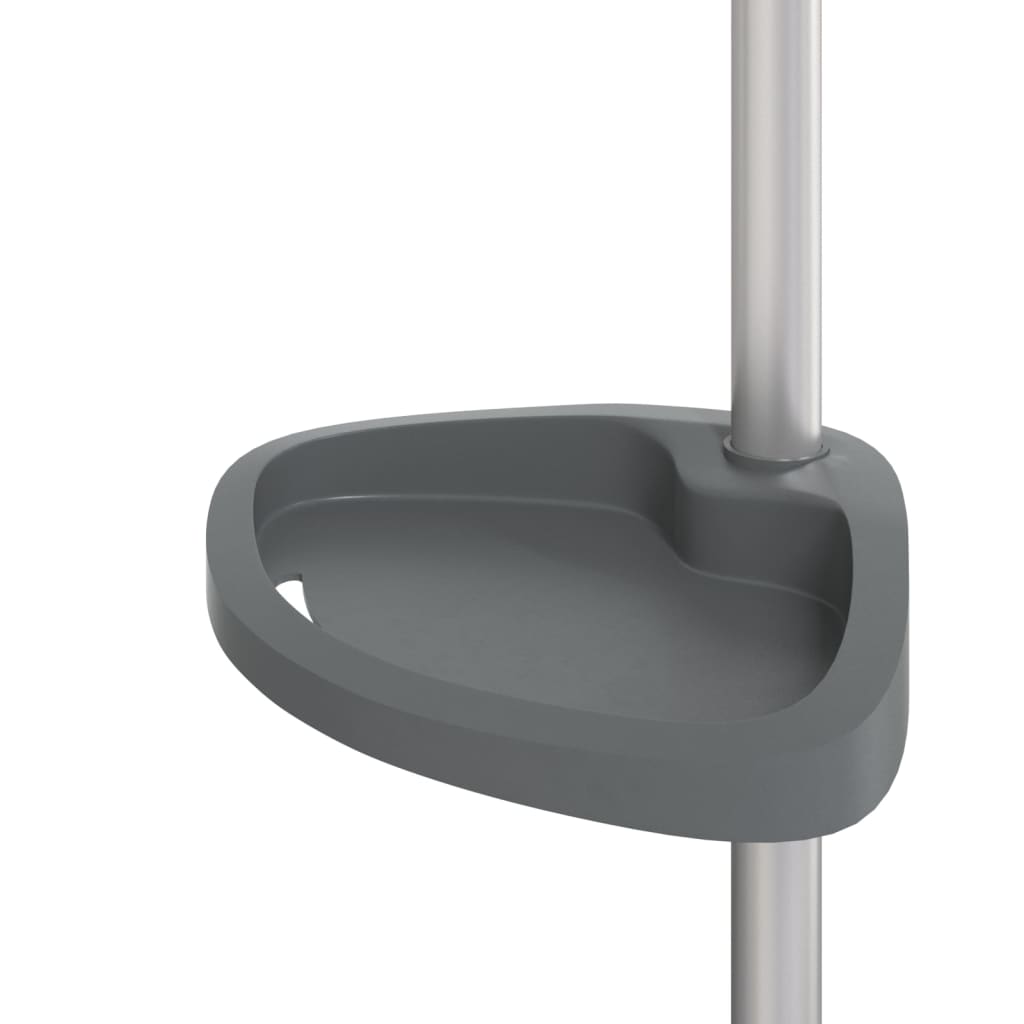 håndklædestativ 47x280 cm aluminium