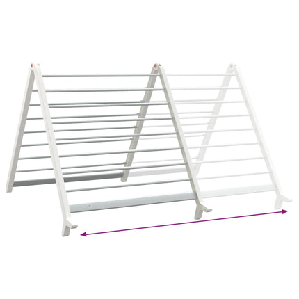 tørrestativ til badekar 53-90 cm udvideligt aluminium