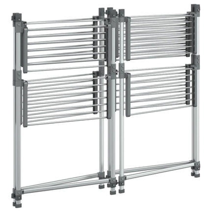 tørrestativ 107x107x120 cm aluminium