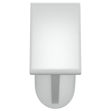 gardinstænger 2 stk. 60-105 cm aluminium hvid og sølvfarvet