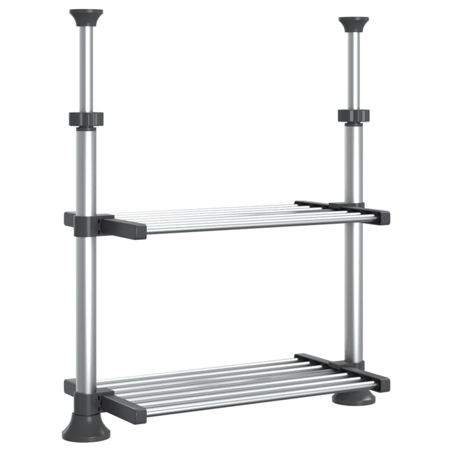 køkkenhylde 50x25(50-70) cm aluminium