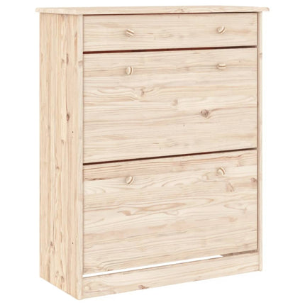 højskab ALTA 77x35x188 cm massivt fyrretræ