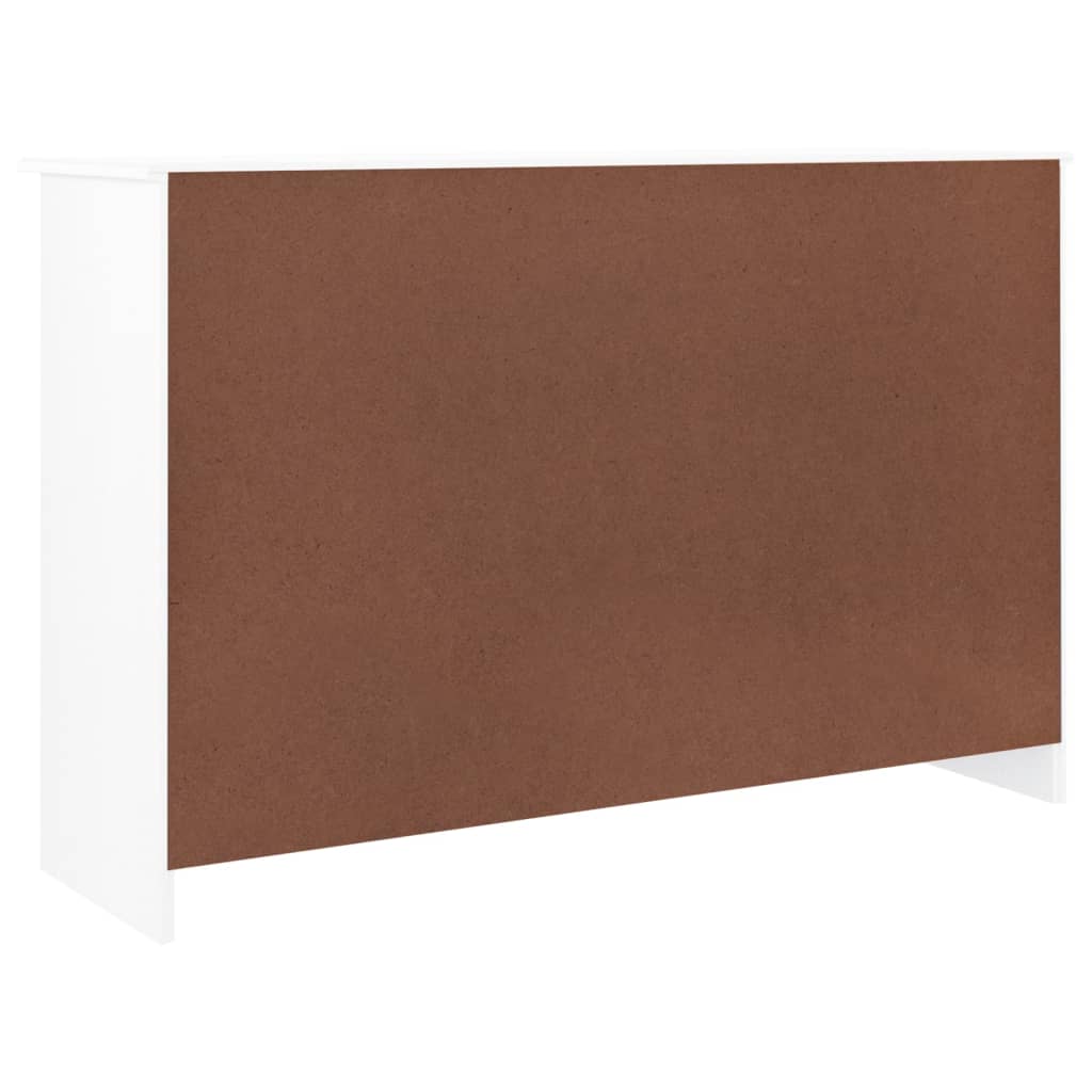 kommode ALTA 112x35x73 cm massivt fyrretræ hvid