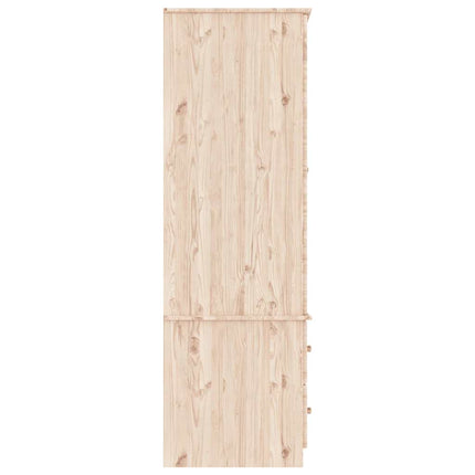 klædeskab ALTA 90x55x170 cm massivt fyrretræ