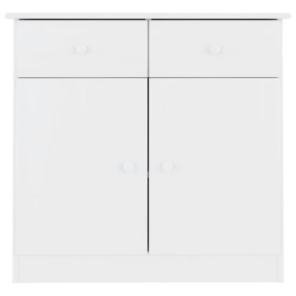 skænk ALTA 77x35x73 cm massivt fyrretræ hvid