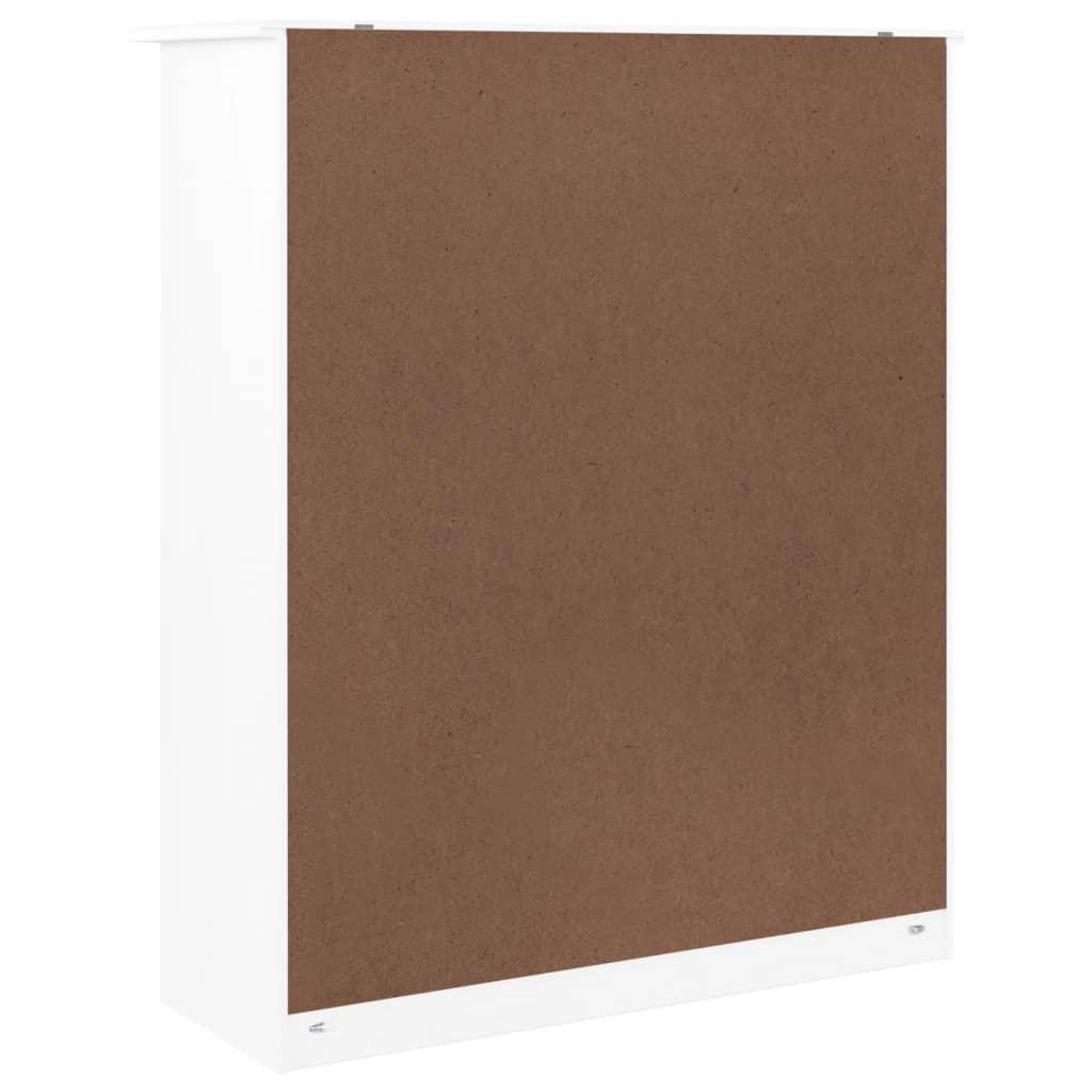 skabstop til skænk ALTA 77x30x92 cm massivt fyrretræ hvid