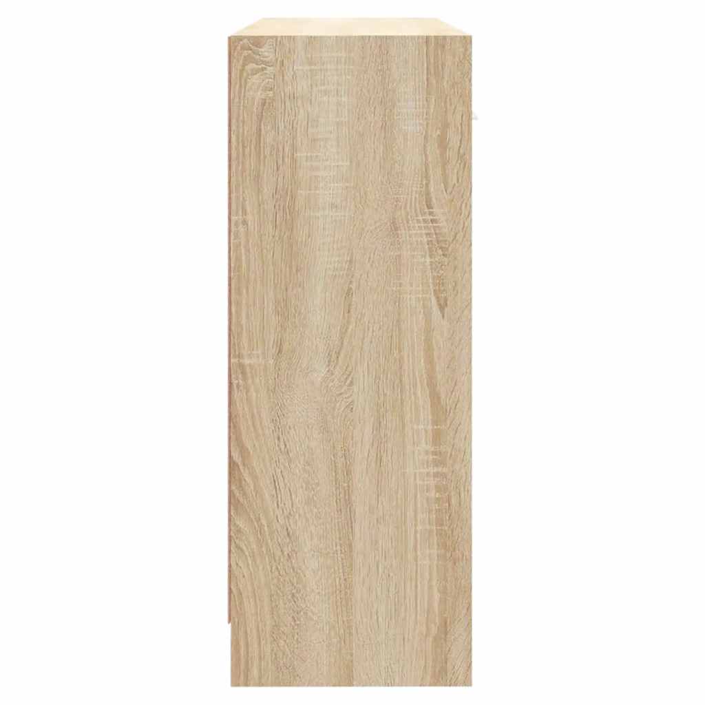 skænk 91x28x75 cm konstrueret træ sonoma-eg