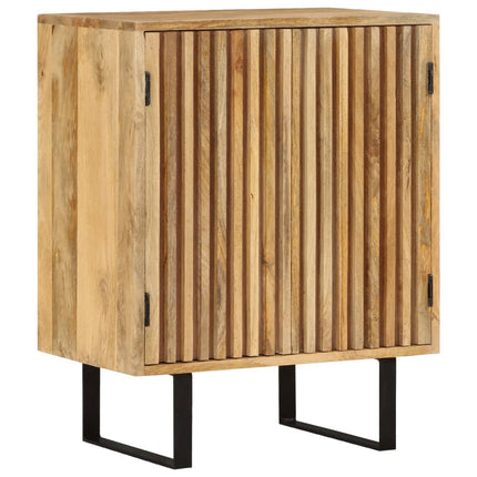 skænk med 2 låger 55x35x70 cm massivt mangotræ