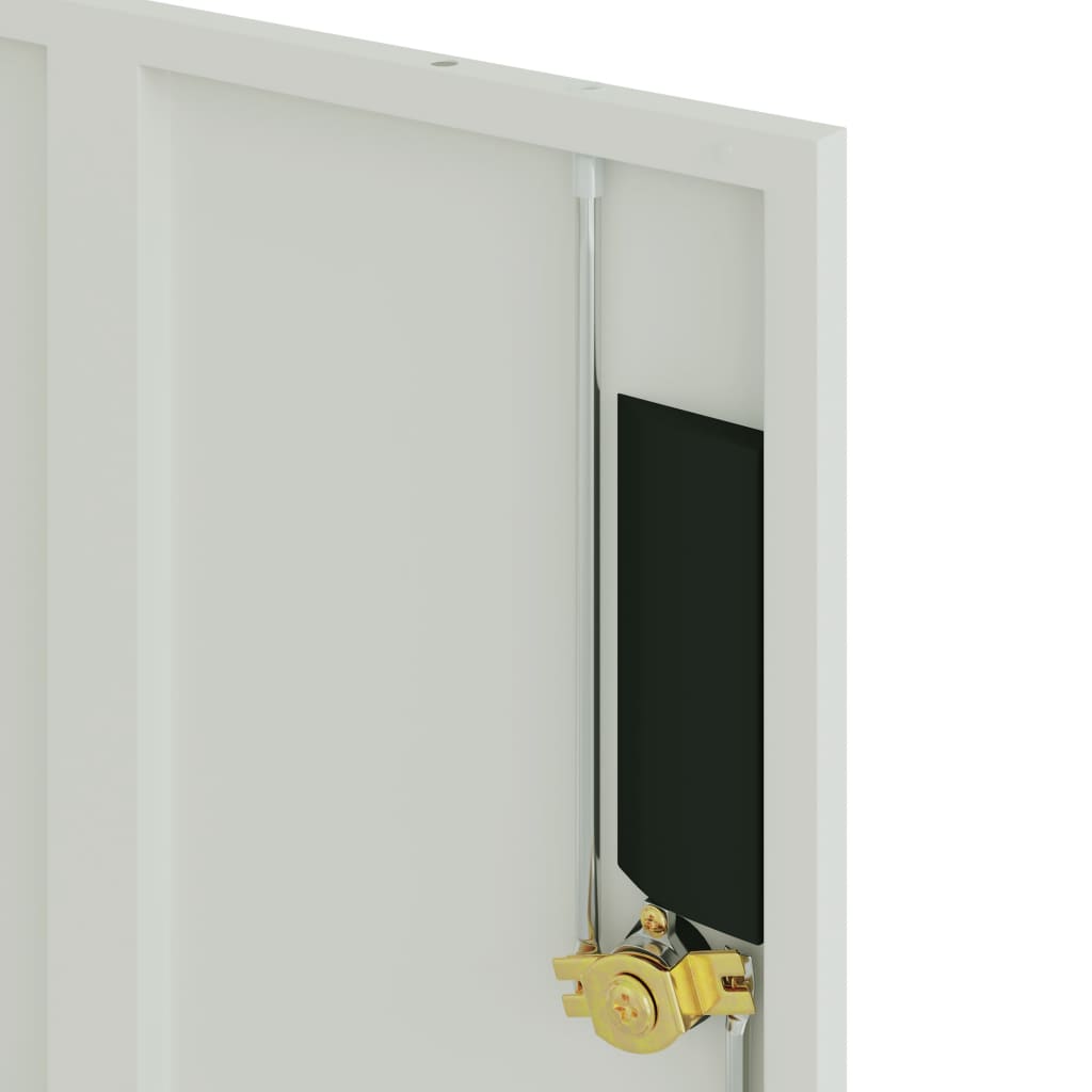 arkivskab 90x40x40 cm stål lysegrå