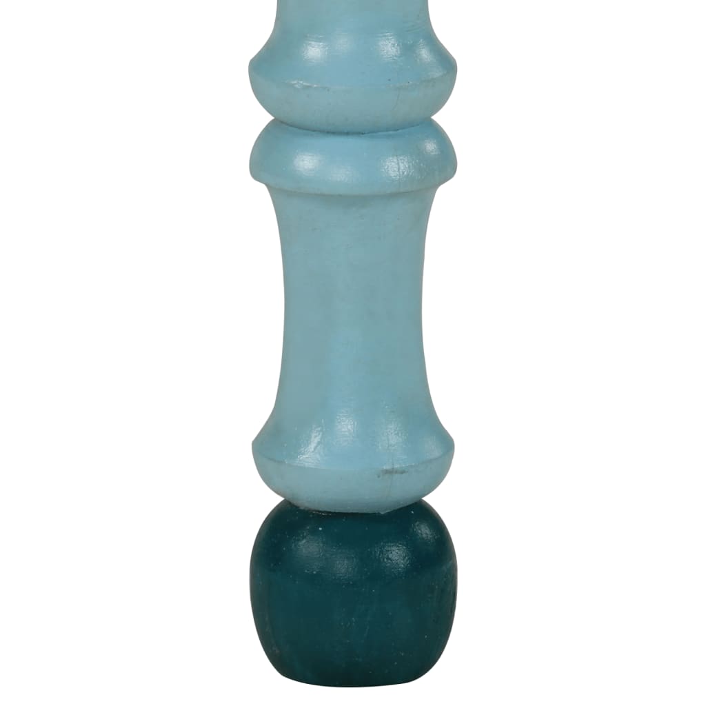 sofabord håndmålet massivt mangotræ turkis