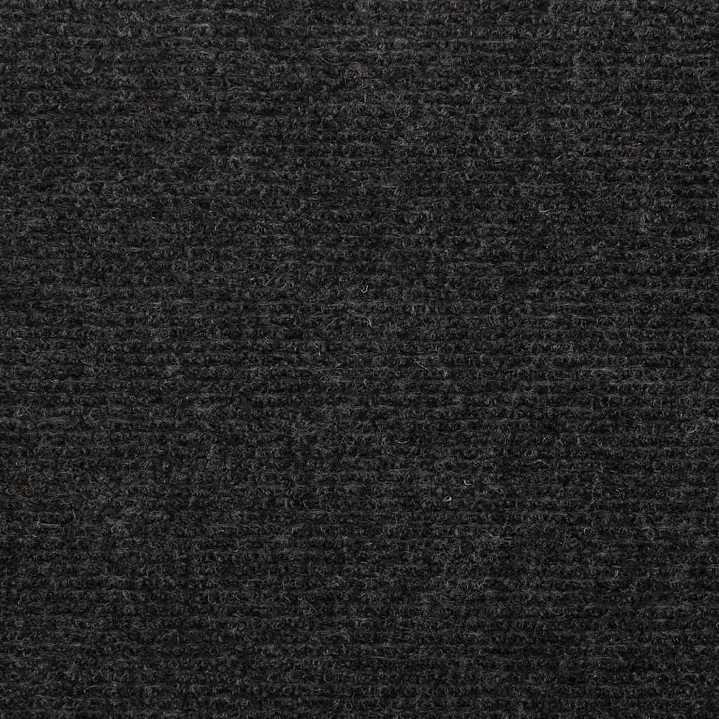 selvklæbende trappemåtter 10 stk. 56x17x3 cm sort