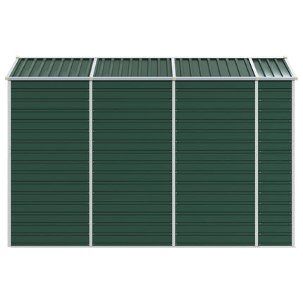 haveskur grøn 191x300x198 cm galvaniseret stål
