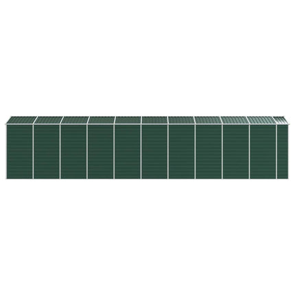 haveskur 191x895x198 cm galvaniseret stål grøn