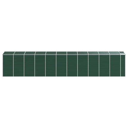 haveskur 191x980x198 cm galvaniseret stål grøn