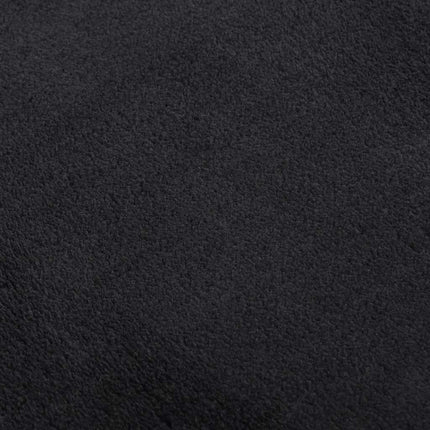 Shaggy tæppe sort 240x305 cm polyester