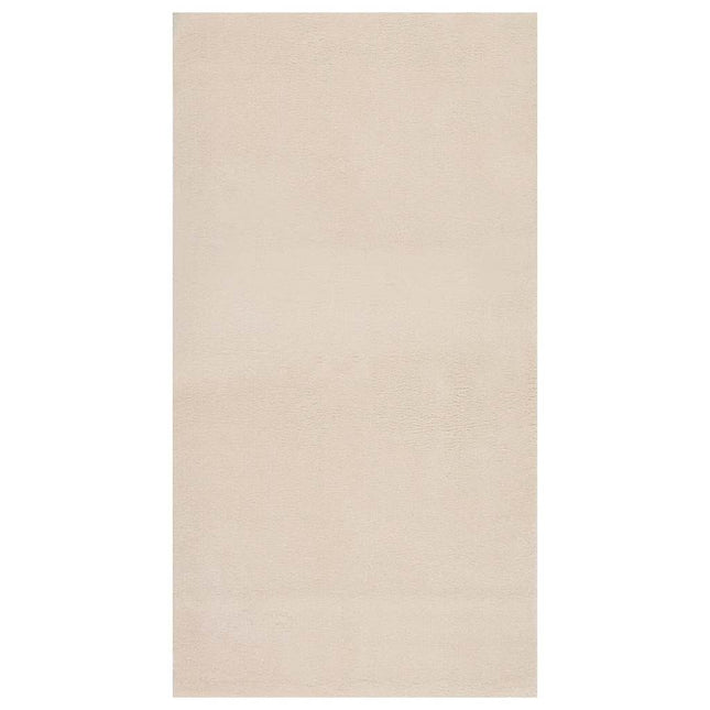 Shaggy tæppe beige 120x183 cm polyester