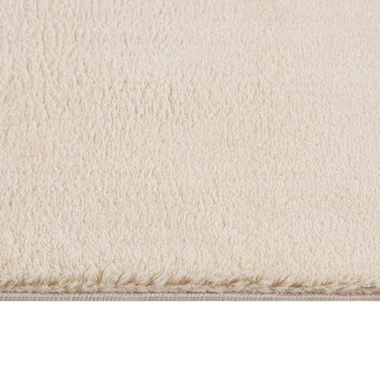 Shaggy tæppe beige 120x183 cm polyester
